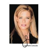 Lar Park Lincoln, actress, autograph on 4x6 photo
