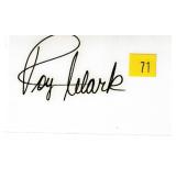 Roy Clark, autograph on 3x5 card