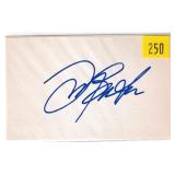 Jon Bon Jovi, singer, autograph on 3x5 card