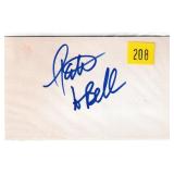Patti LaBelle, singer, autograph on 3x5 card