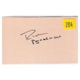 Richard Dean Anderson, actor, autograph on 3x5
