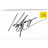 Kelsey Grammer, actor, autograph on 3x5 card