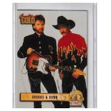 Brooks & Dunn, singers, on Stirling Trading Card