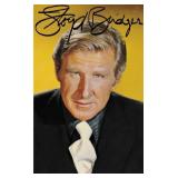 Lloyd Bridges, actor, autograph on 3 1/2 x 5 1/2