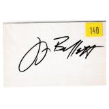Jimmy Buffett, singer, autograph on 3x5 card