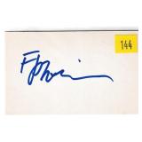 Flip Wilson, comic, autograph on 3x5 card