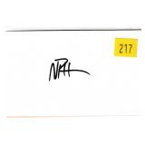 Neil Patrick Harris, actor, autograph on 3x5 card
