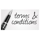 TERMS AND CONDITIONS: