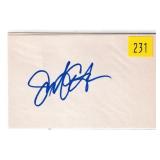 Jennifer Aniston, actress, autograph on 3x5 card