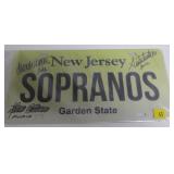 Sopranos autograph on representation of New Jersey