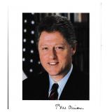 Lot, Bill Clinton autograph on 8x10 photo;