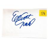 Elliiot Gould, actor, autograph on 3x5 card