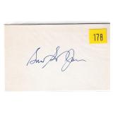 Susan St. James, actress, autograph on 3x5 card