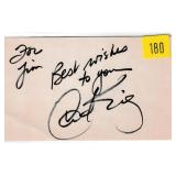 Carol King, singer, autograph on 3x5 card