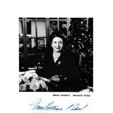 Mary Higgins Clark, author, autograph on 5x7 photo