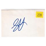 Shania Twain, singer, autograph on 3x5 card
