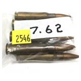 Lot: 7.62 Cartridges, 7 Rounds