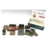 Lot, assorted vintage cartridge boxes and shells