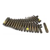 Lot, .50 Cal linked dummy rounds and WWII 20mm