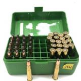Lot, .30-30 WIN cartridges in Case Guard plastic