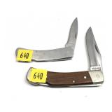 Lot, Schrade LB5 and Camillus 864 1-blade