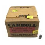 Carroll .357 Cal. 160-grain bullets, about half