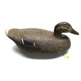 Ken Harris wooden carved decoy bottom marked