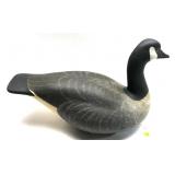 Goose wooden decoy signed and numbered 9/86