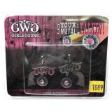 Girls with Guns bullet earrings in package