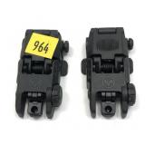 Lot, 2 MBUS rear sights
