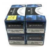 x4-Boxes of .22 LR. birdshot Federal (No. 12