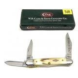 Case 5308WH 2-blade folding knife with box