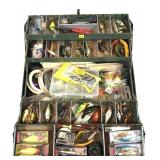 Tackle box with contents