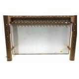 Wooden fly tying station