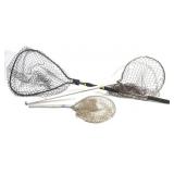 Lot, 3 fishing nets includes Frabill Tru-Trax