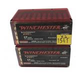 x2-Boxes of .17 HMR polymer tip Winchetser