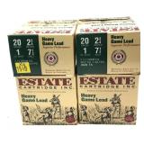 x4-Boxes of 20 Ga. 2.75 No. 7 1/2 Estate heavy