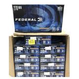 x10- Boxes of .270 WIN. 130-grain jacketed soft