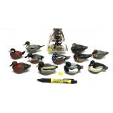 Lot, assorted Ducks Unlimited miniature duck