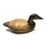 Quinn wooden duck decoy with weight