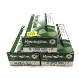 x3- Boxes of .38 Super Auto +P 130-grain MC