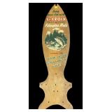 St. Croix wooden advertising sign, 32" H