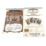 Lot, 2 vintage Winchester calendars