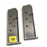 Lot, 2 Randall .45 Auto Colt 1911 magazines