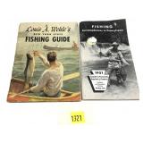 Lot, vintage fishing booklets, 2 pcs.