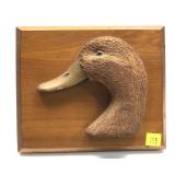 W. Schmidt carved decorative plaque