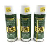 Lot, 3 bottles of Remington Brite Bore cleaner