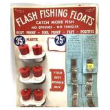 Vintage Flash Fishing Floats carboard store