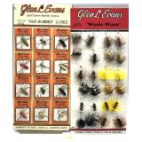 Lot, Glen L. Evans "Ruf-Rubber" and "Wooly-Worm"