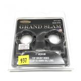 Weaver Grand Slam 1" medium top mount rings, 49303